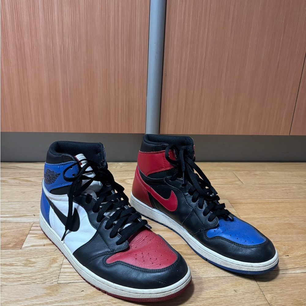 Men's Jordan 1 top 3 Multicolor High-Top Sneakers